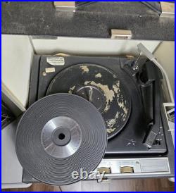 G E Solid State Stereo Portable Record Player with Detachable Spea