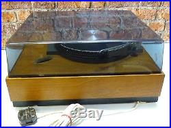 Garrard 401 Vintage Record Player Deck Turntable + Wooden Plinth & Perspex Lid