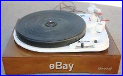 Garrard 4HF Vtg Turntable Record Player, Serviced, Working Well, with 45 RPM