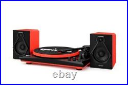 Gemini TT-900BR Bluetooth Vinyl Record Player Stereo Speaker Systems Turntable