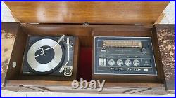 General Electric Vintage Mid Century Modern Stereo Console Record Player