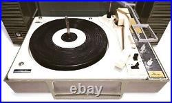 General Electric Wildcat Stereo Portable Record Player Turntable Green Works