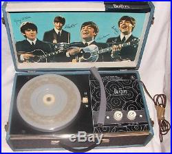 Genuine 1964 NEMS 1000 BLUE The Beatles Record Player Phonograph