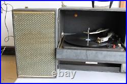 Gerrard Symphonic Skyliner Portable Record Player & Speakers TESTED & WORKING