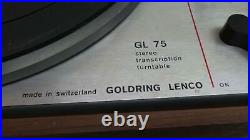 Goldring lenco gl75 turntable, working order