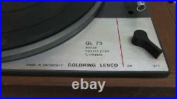Goldring lenco gl75 turntable, working order