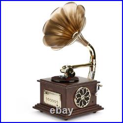 Gramophone Record Player Retro Turntable All in One Vintage Phonograph Nostal Gramophone Record Player Retro Turntable All in One Vintage Phonograph Nostal