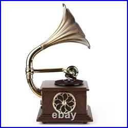 Gramophone Record Player Retro Turntable All in One Vintage Phonograph Nostal Gramophone Record Player Retro Turntable All in One Vintage Phonograph Nostal