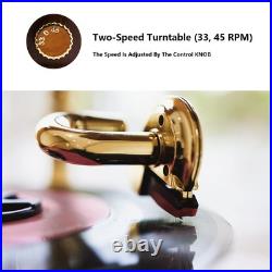 Gramophone Record Player Retro Turntable All in One Vintage Phonograph Nostal Gramophone Record Player Retro Turntable All in One Vintage Phonograph Nostal