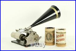 Graphophone Columbia Antique Cylinder Phonograph Record Player #31399