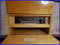 Grundig Majestic Mid Century Stereo/Radio & Record Player Media Console Cabinet