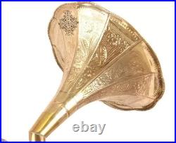 HMV Gramophone Fully Functional Working Phonograph, win-up record player gift