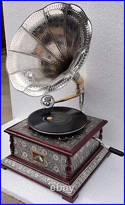 HMV Gramophone Player Original Gramophone Record Player Working Gramophone Phono