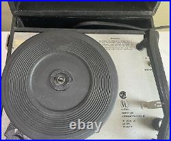 Hamilton Model 910 4 Speed Vintage Travel Record Player Tested & Works