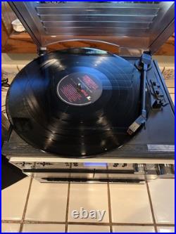 Hi-Fi Stereo Bluetooth Vinyl Record Player, All-in-One Turntable Stereo CD Hi-Fi Stereo Bluetooth Vinyl Record Player, All-in-One Turntable Stereo CD