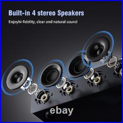 High Fidelity Record Player, All-In-One Turntable with Built in Speakers Phono P