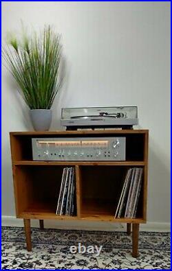 High Quality Wooden Industrial Record Player Stand, Vinyl Record Storage Cabinet