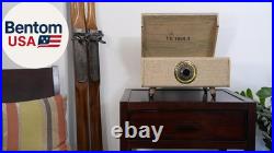 Highland 4-In-1 Bluetooth Record Player with Speakers 3-Speed Vinyl Record Pla