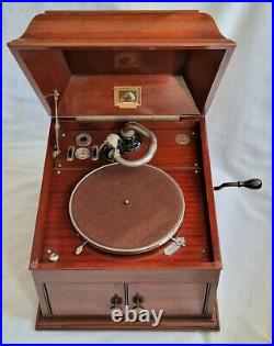 Hmv Model 103 Table Grand Gramophone His Masters Voice Wind Up Record Player