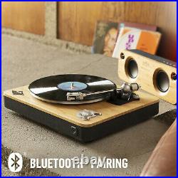 House of Marley Stir It Up Wireless Turntable Record Player Bamboo Wood