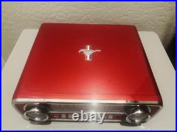 ION Mustang LP 4-in-1 Vinyl Record Player Turntable Red