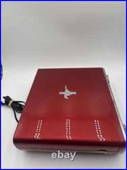 Ion Ford Mustang LP Turntable 4-in-1 Classic Car Record Player Radio, Red