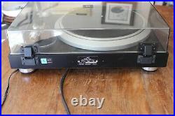 JVC QL-A7 Quartz Locked Direct Drive Turntable Vinyl Record Player with Stanton