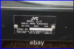 JVC QL-A7 Quartz Locked Direct Drive Turntable Vinyl Record Player with Stanton