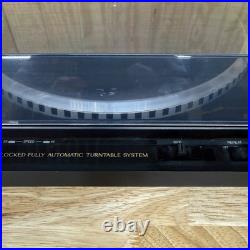 JVC Turntable AL-FQ5BK Quartz Lock Fully Automatic Record Player with AT Cartridge