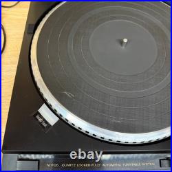 JVC Turntable AL-FQ5BK Quartz Lock Fully Automatic Record Player with AT Cartridge
