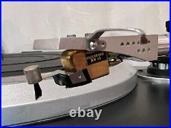 JVC Turntable QL-A47 Quartz Locked Record Player 33 45 rpm, Pickering XV-15