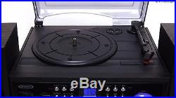 Jensen Home Stereo Cd/cassette/record Player Turntable System Amfm Radio New