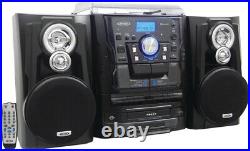 Jensen JMC-1250 Bluetooth Turntable/CD/Cassette/Radio Music Entertainment System Jensen JMC-1250 Bluetooth Turntable/CD/Cassette/Radio Music Entertainment System