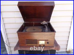 John Meck Px-5c5-ew19 Phono Turntable Record Player Trailblazer Tube Radio Parts