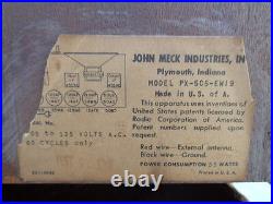 John Meck Px-5c5-ew19 Phono Turntable Record Player Trailblazer Tube Radio Parts