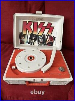 KISS Record Player- Replica Works Great