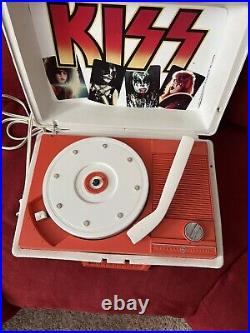 KISS Record Player- Replica Works Great