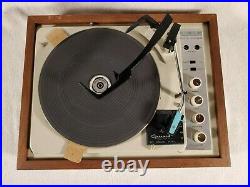 KLH Model 11 Stereo Turntable Record Player HiFi Built In Amp Garrard 3000