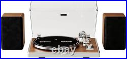 KORUS Bluetooth Record Player with External Speakers & Adjustable Counterweight