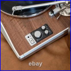 KORUS Bluetooth Record Player with External Speakers & Adjustable Counterweight