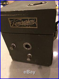 Kameraphone Phonograph Gramophone 78rpm Germany Box Record Player 78 Rpm Works
