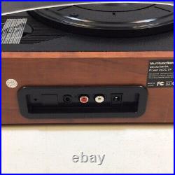 Kedok M49A Brown 3 Speed Built-in Speakers Multifunction Turntable Record Player