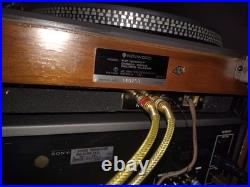Kenwood KP-5022F Direct Drive Turntable Record Player 33/45 RPM RCA