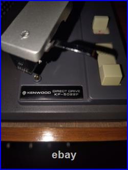Kenwood KP-5022F Direct Drive Turntable Record Player 33/45 RPM RCA