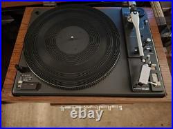 Kenwood KP-5022F Direct Drive Turntable Record Player 33/45 RPM RCA