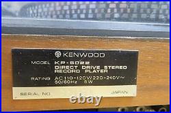 Kenwood KP-5022 Turntable Vintage Record Player Works