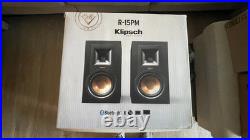 Klipsch Reference R-15PM Speakers Powered Bluetooth Record Player Pre-Amp