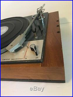 LENCO L75 Vintage Turntable Record Player Made In Switzerland