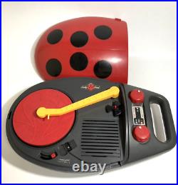 Ladybug Columbia Portable Record Player SE-8 Vintage Used from Japan