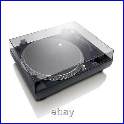 Lenco L-3808 Black 33 & 45 RPM Direct Drive USB Turntable -Vinyl Record Player